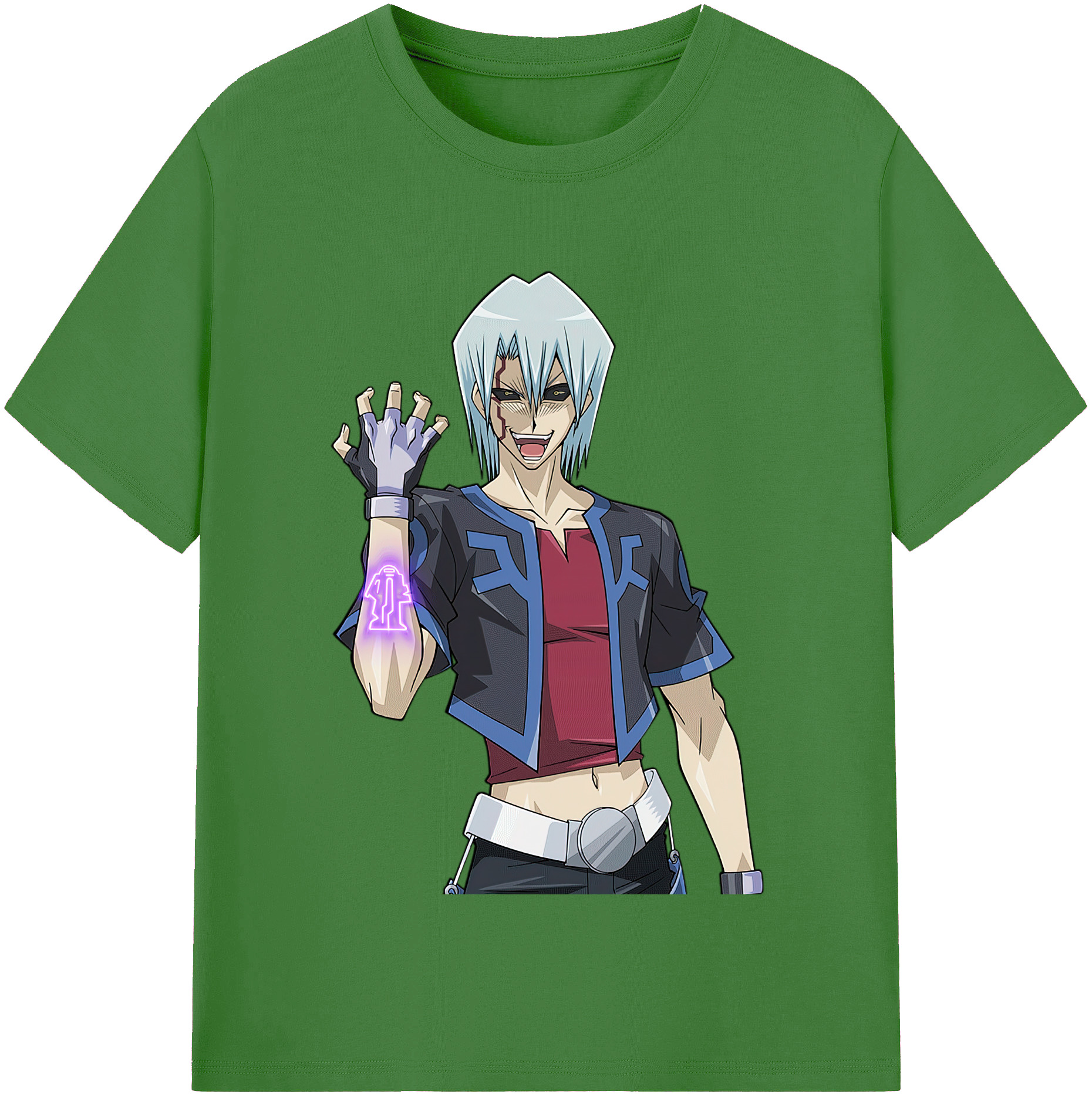（画像用） 遊☆戯☆王 Yu-Gi-Oh! レディースカジュアルプリントTシャツ（綿100％）